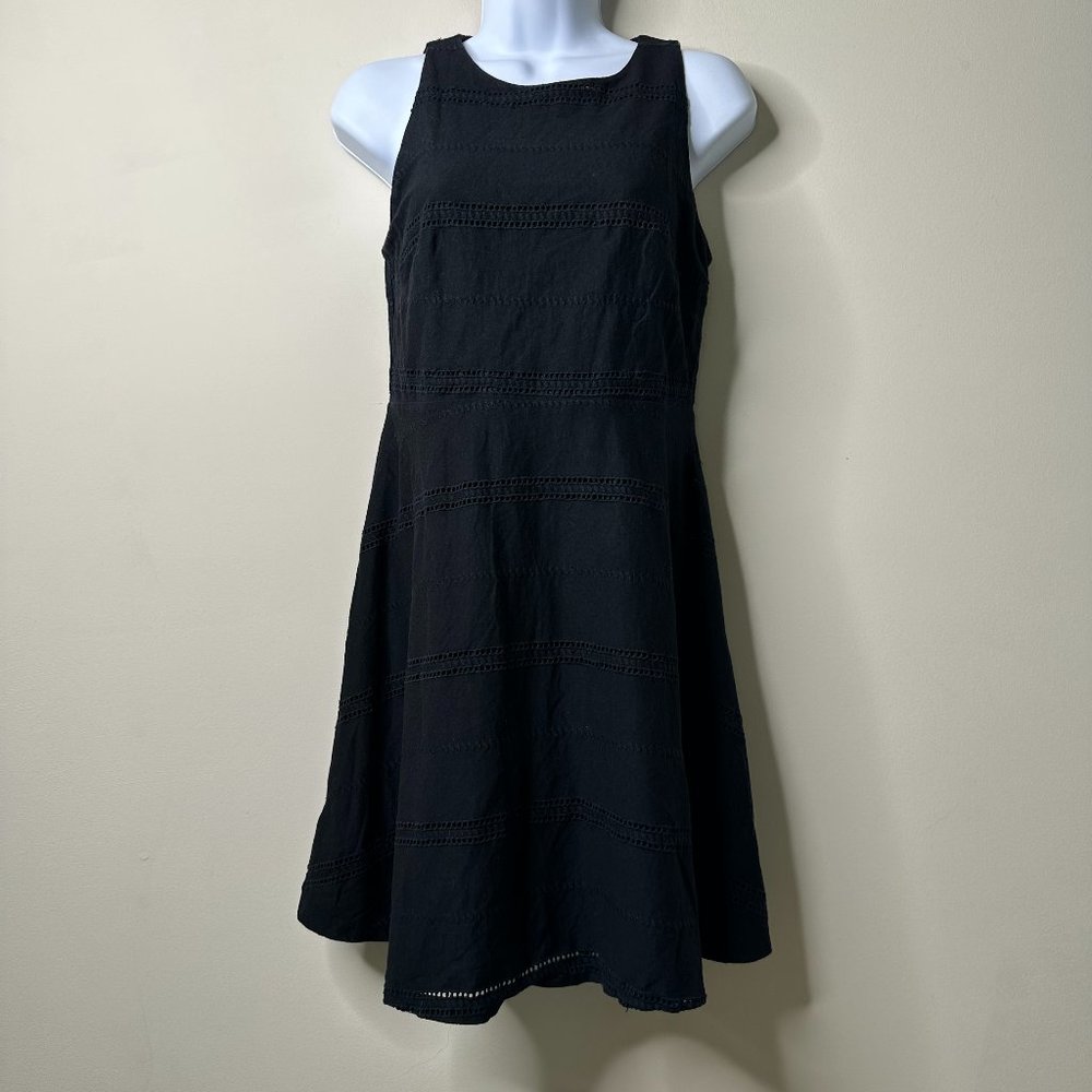 Ann Taylor LOFT Petite Black Sleeveless Dress Size 2P